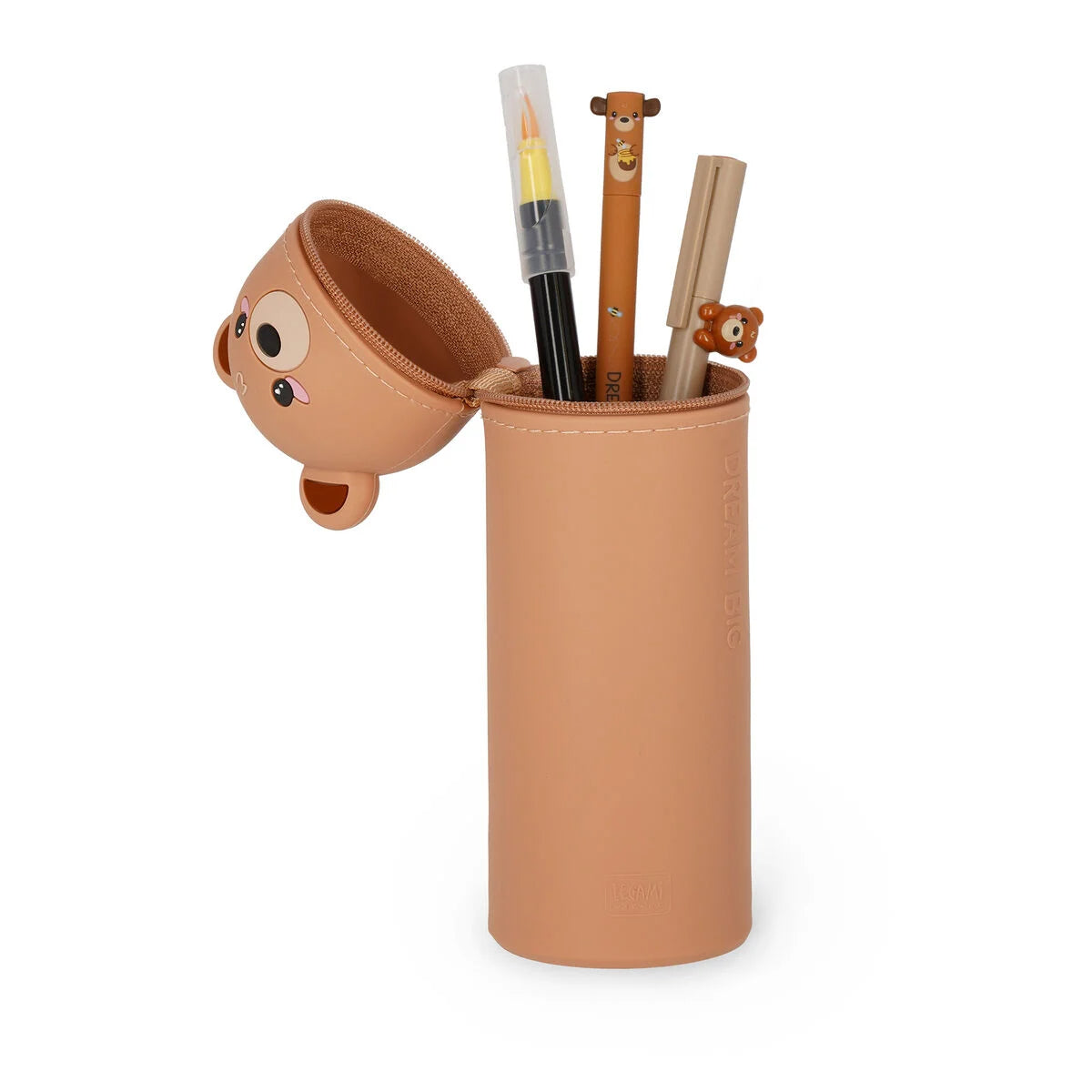 Trousse 2 en 1 en Silicone Ours Teddy Bear « Dream Big »