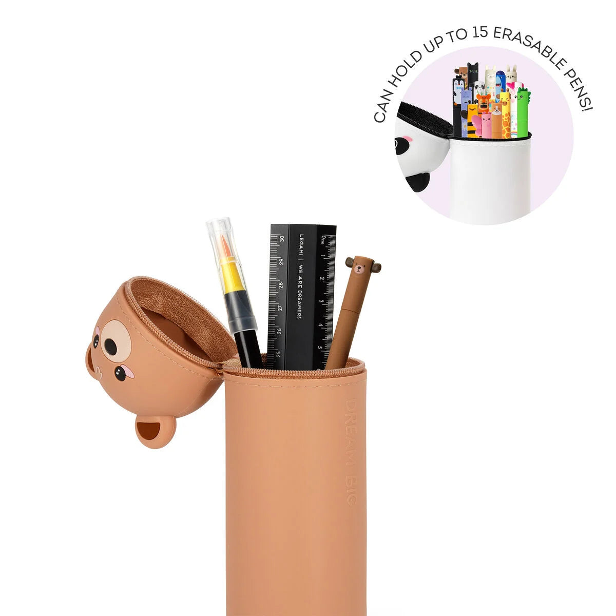 Trousse 2 en 1 en Silicone Ours Teddy Bear « Dream Big »