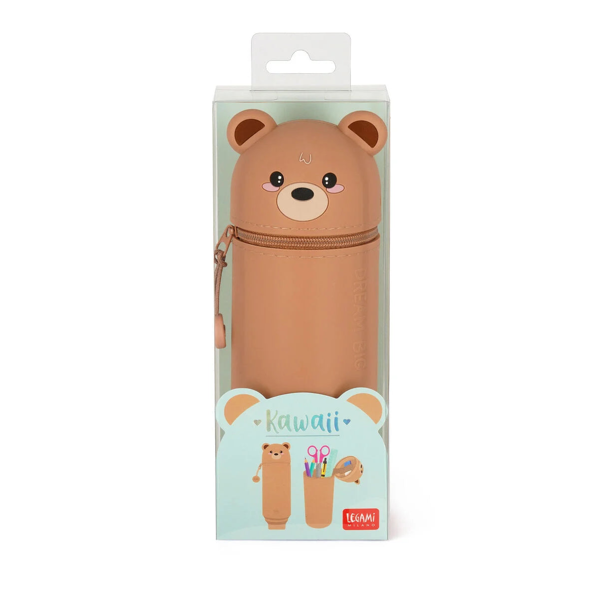 Trousse 2 en 1 en Silicone Ours Teddy Bear « Dream Big »