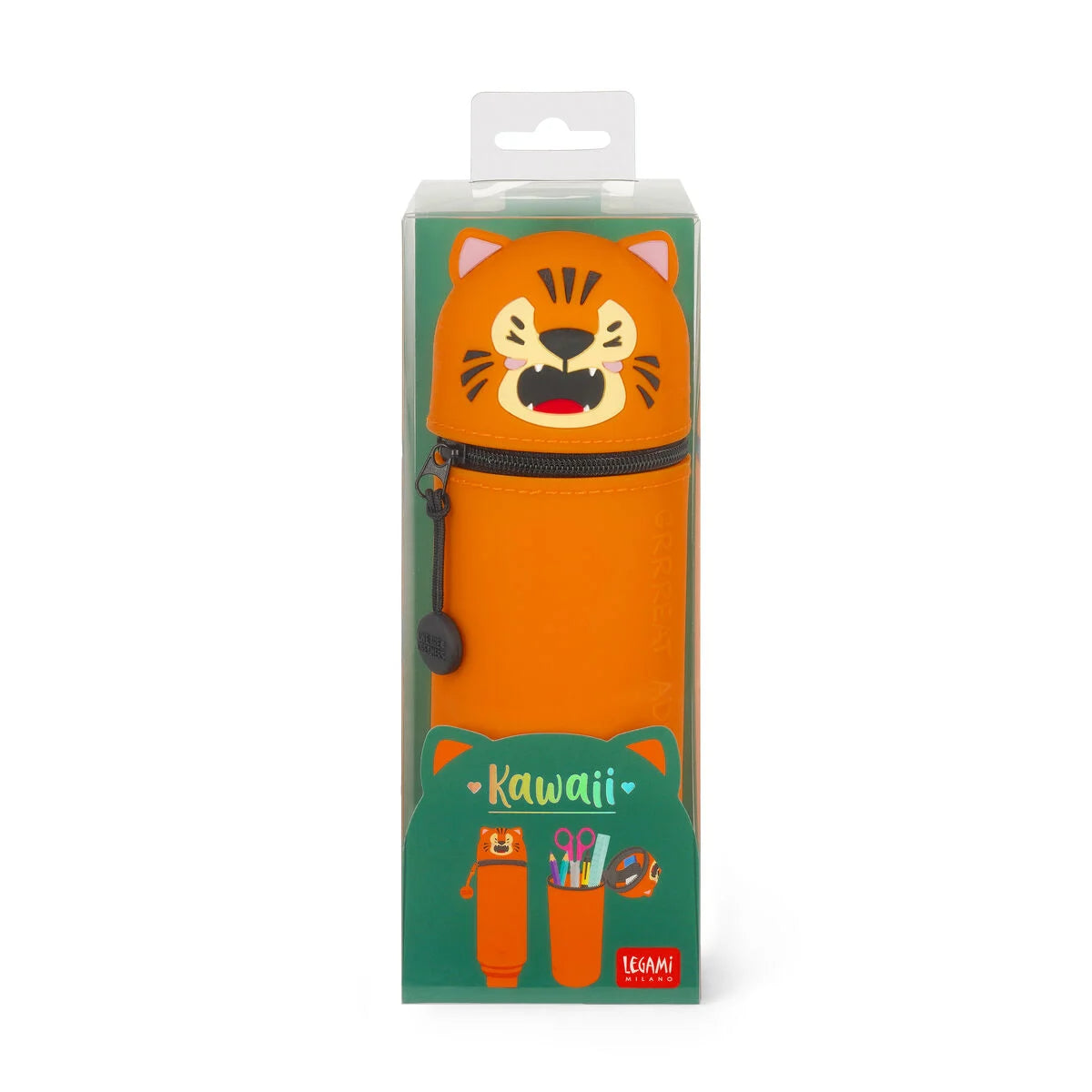 Trousse 2 en 1 en Silicone Tigre « Grrreat Adventures »