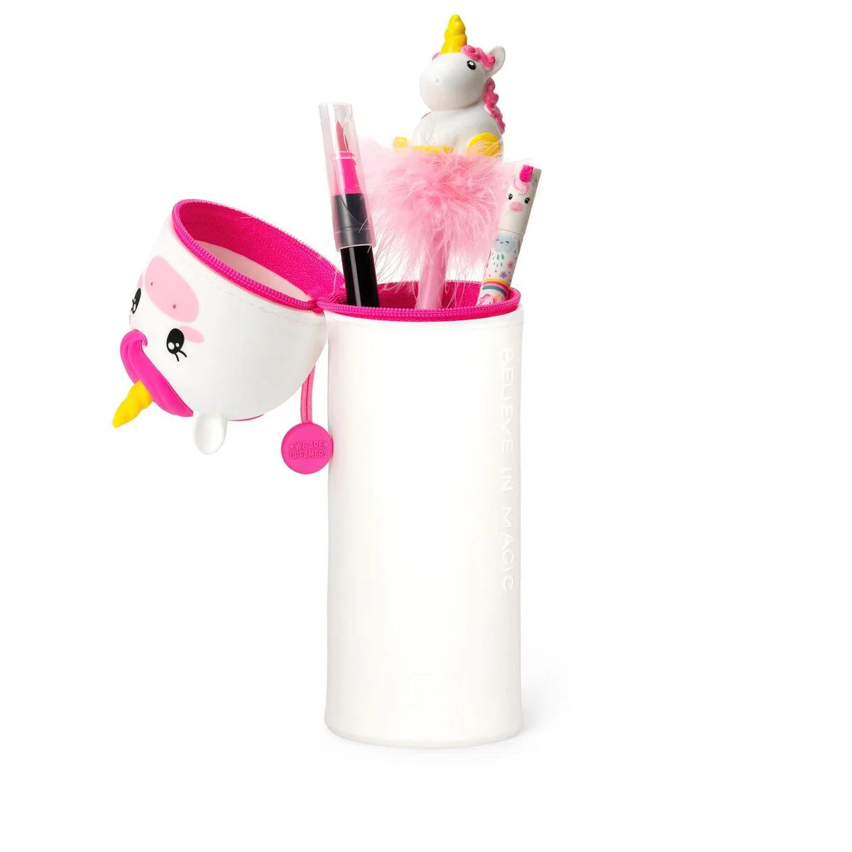 Trousse 2 en 1 en Silicone Licorne « Believe in Magic »