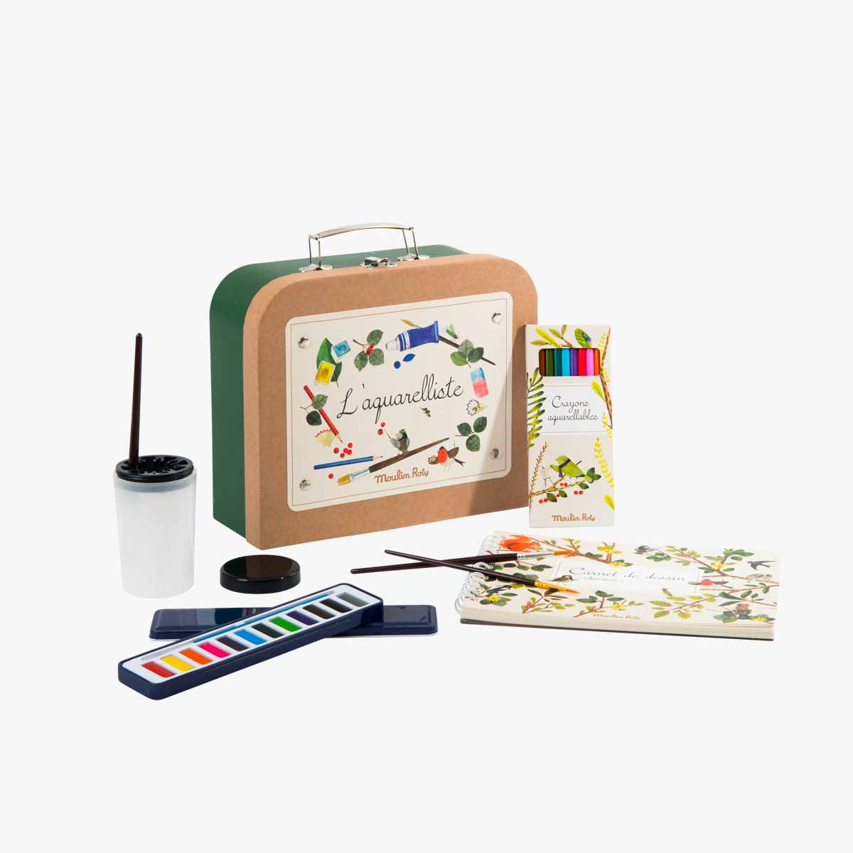Valise aquarelliste - Le Botaniste - Le jardin du moulin