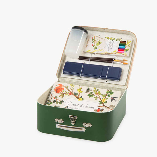 Valise aquarelliste - Le Botaniste - Le jardin du moulin
