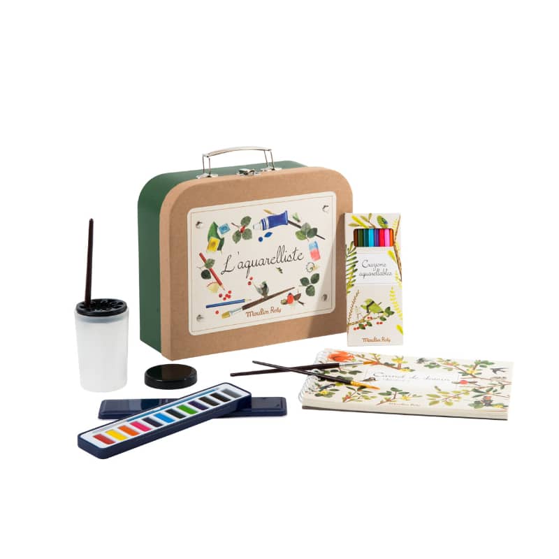 Valise aquarelliste - Le Botaniste - Le jardin du moulin