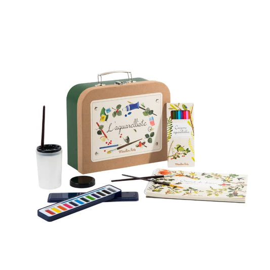 Valise aquarelliste - Le Botaniste - Le jardin du moulin