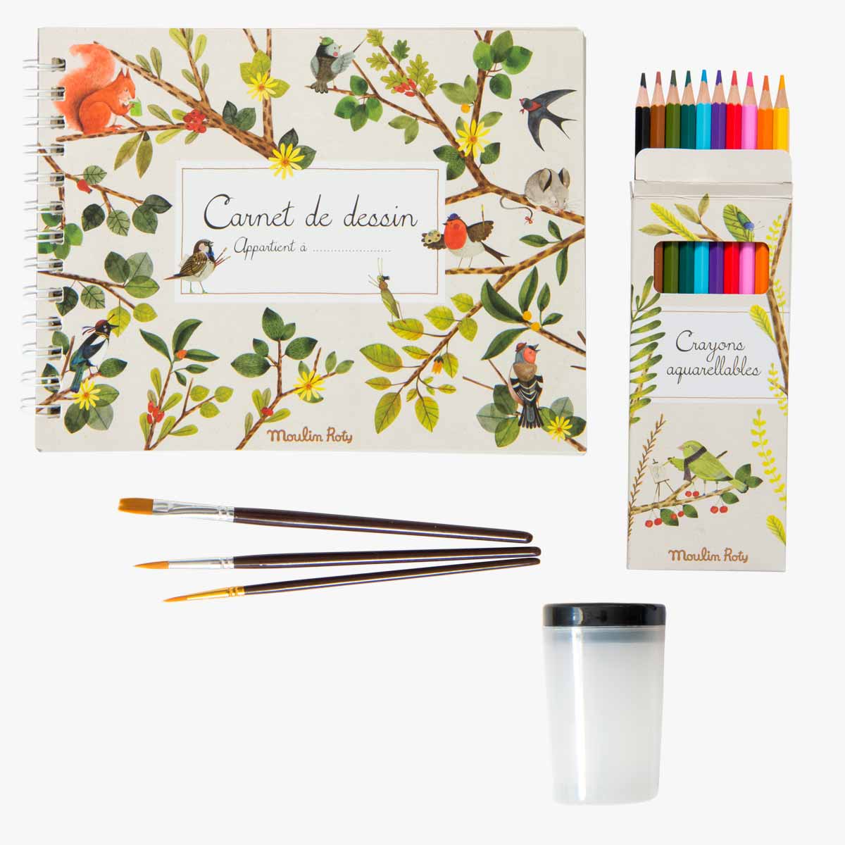 Valise aquarelliste - Le Botaniste - Le jardin du moulin