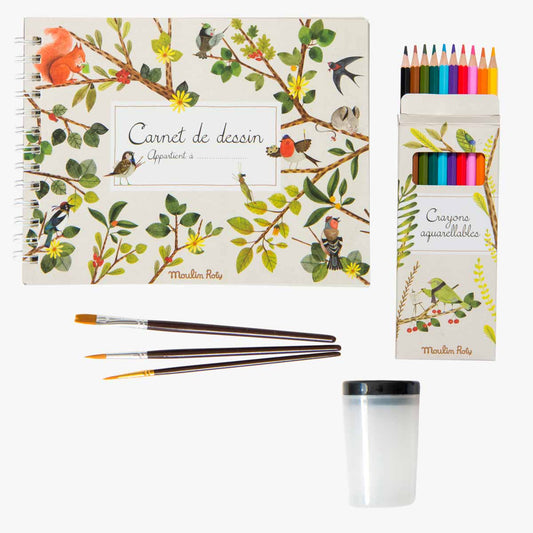 Valise aquarelliste - Le Botaniste - Le jardin du moulin