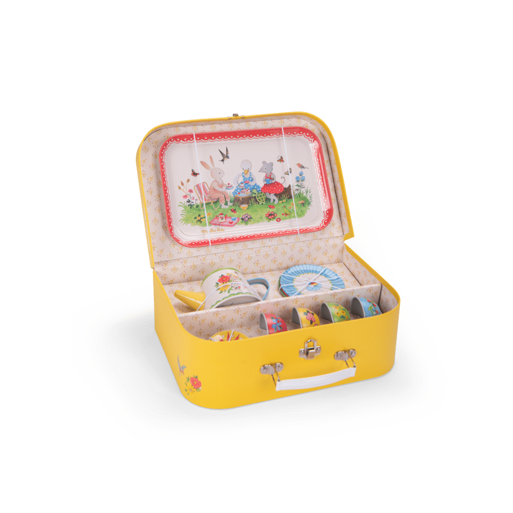 Valise dînette thé métal La Grande Famille