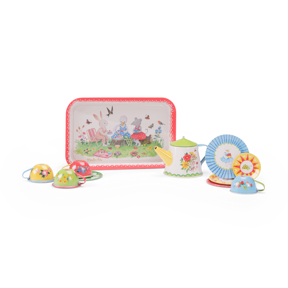 Valise dînette thé métal La Grande Famille
