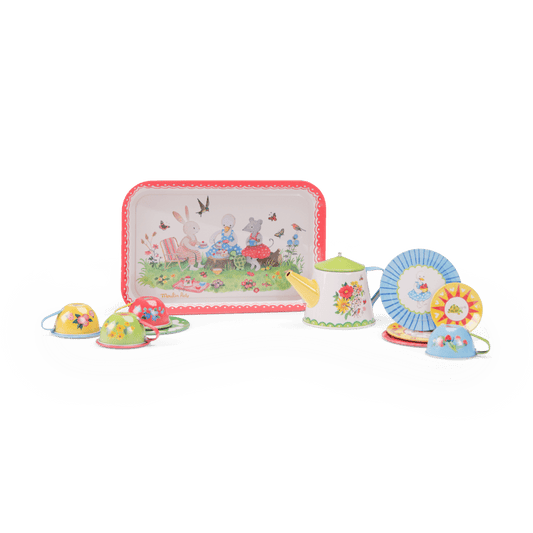 Valise dînette thé métal La Grande Famille