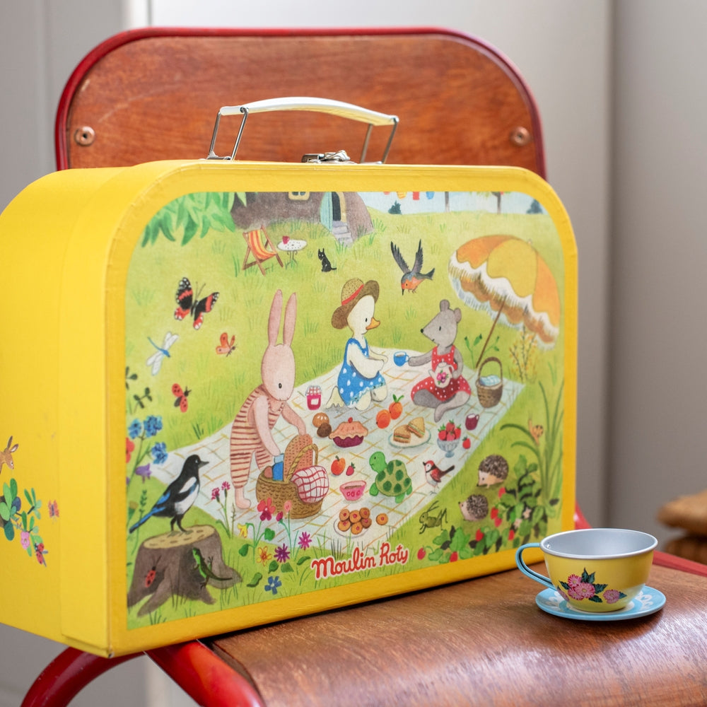 Valise dînette thé métal La Grande Famille