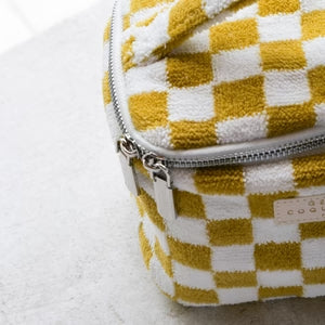 Vanity éponge damier 3 coloris