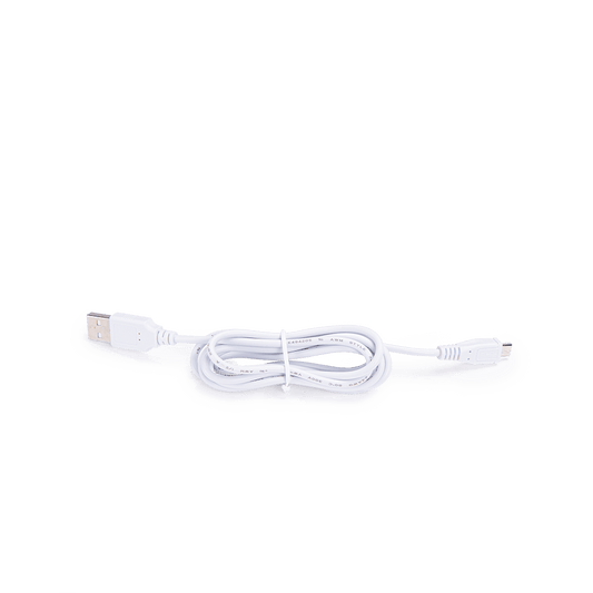 White USB charging cable included with rechargeable turtle nightlight