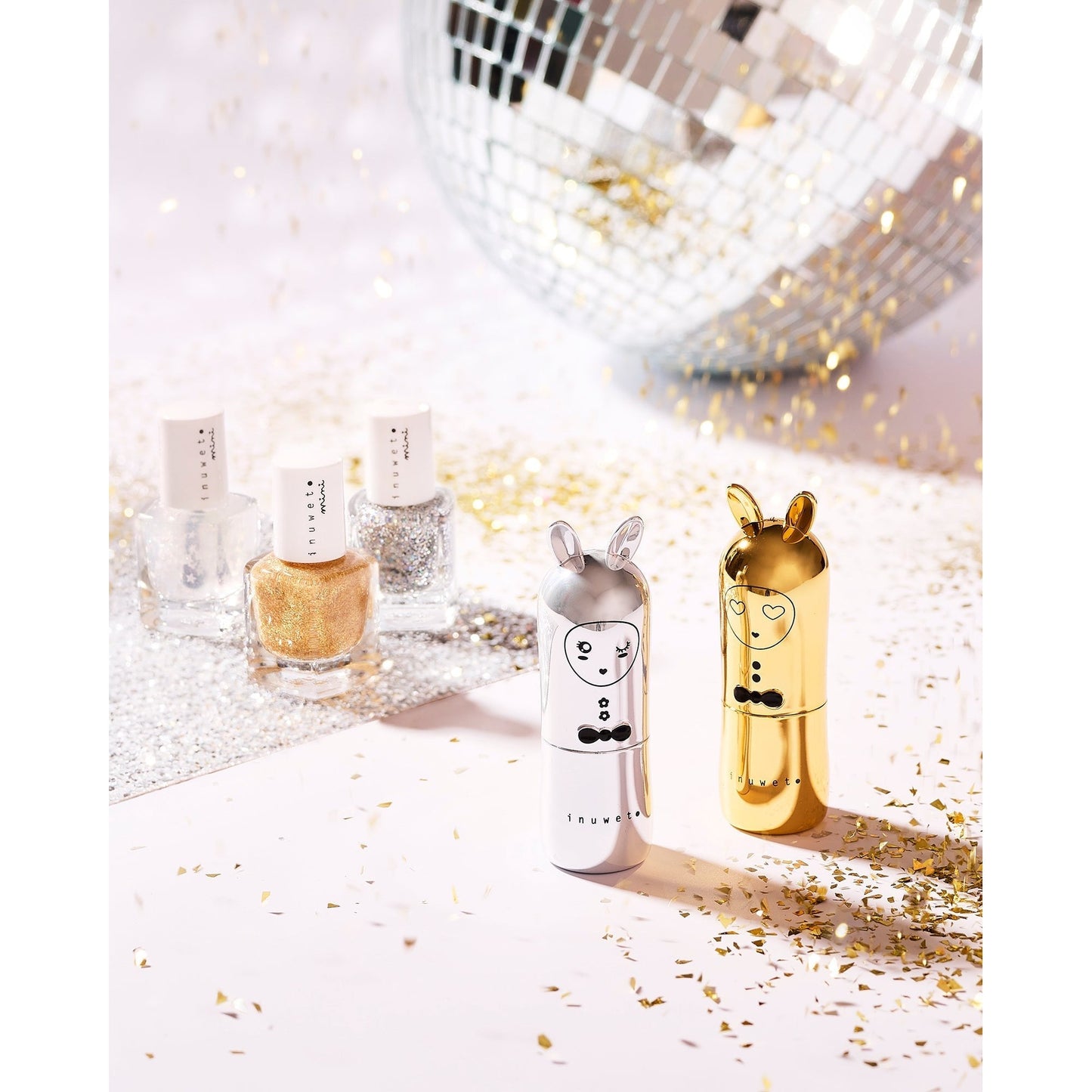 Vernis à l'eau or - Parfum papaye