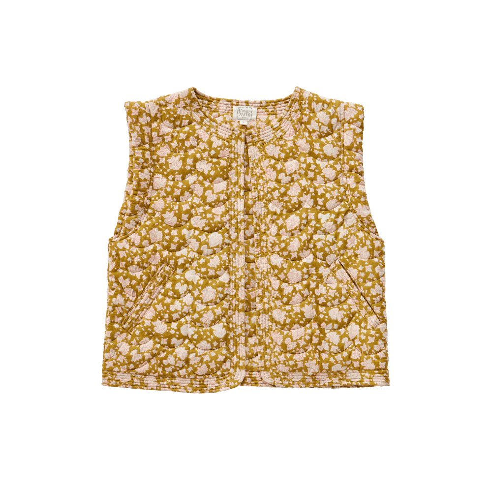 Veste sans manches Cherry Femme - Arushi Bronze green