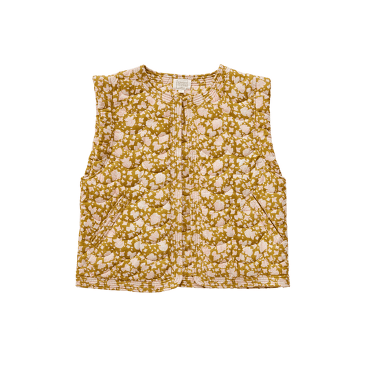 Veste sans manches Cherry Femme - Arushi Bronze green