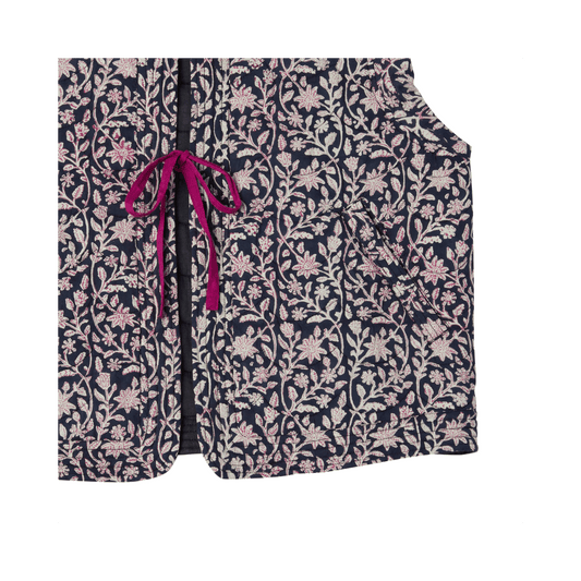 Veste sans manches Cherry Femme - Indigo