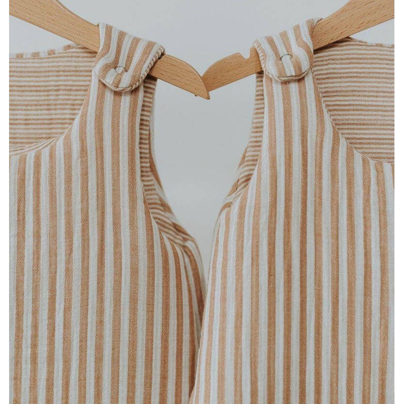 Gigoteuse rayures caramel 6-24 mois
