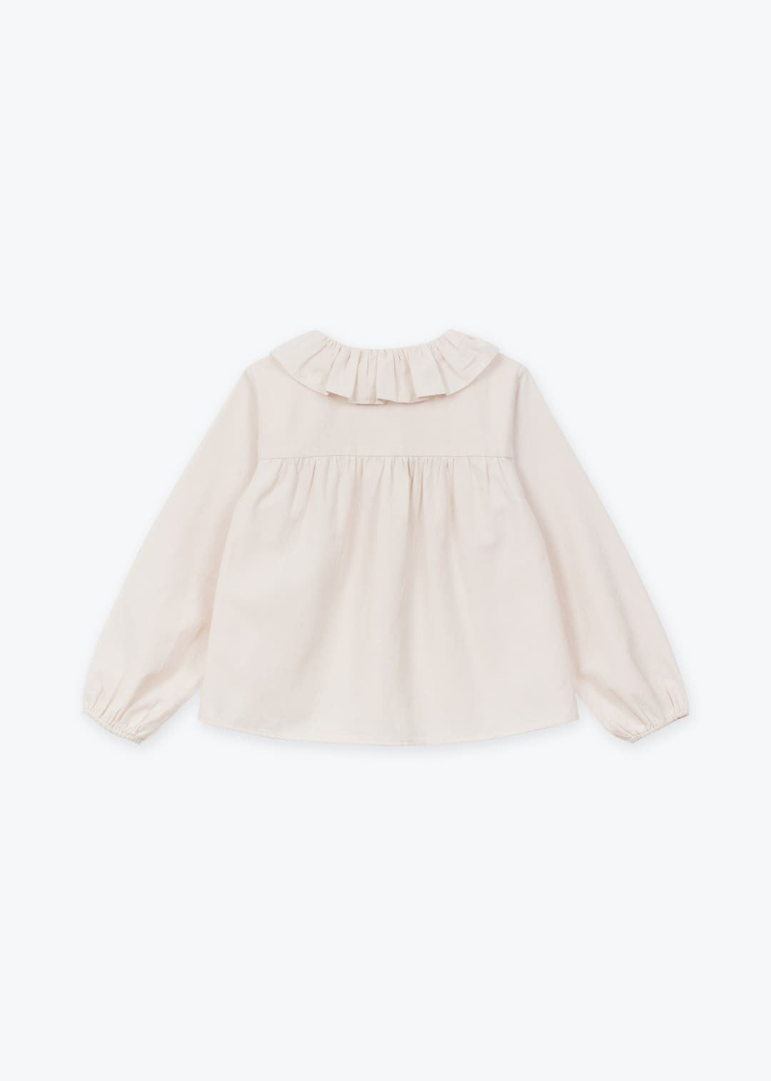 Blouse broderie Ap Coeur rose poudre