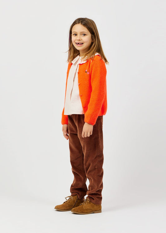 Blouse broderie Ap Coeur rose poudre