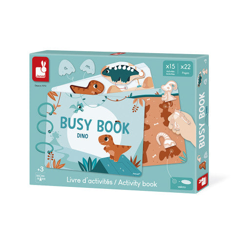 Busy-book Dino en carton
