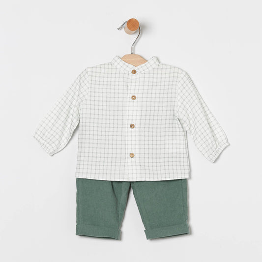 Chemise + Pantalon Velours côtelé