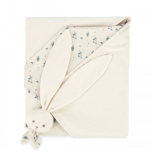 Couverture doudou lapin Crème