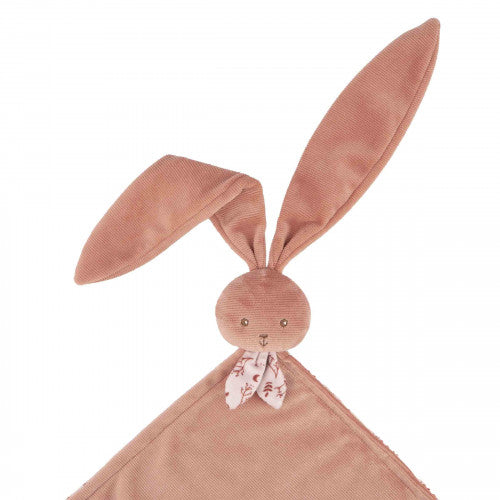 Couverture doudou lapin Terracotta