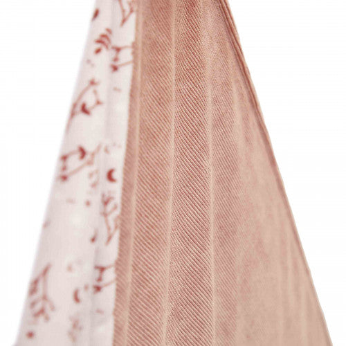 Couverture doudou lapin Terracotta