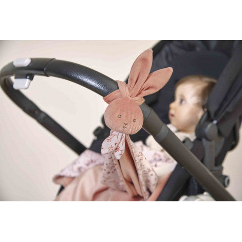 Couverture doudou lapin Terracotta