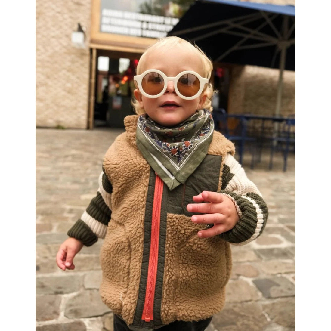 Foulards Bébé, Enfant Delhi Brousse 5O cm