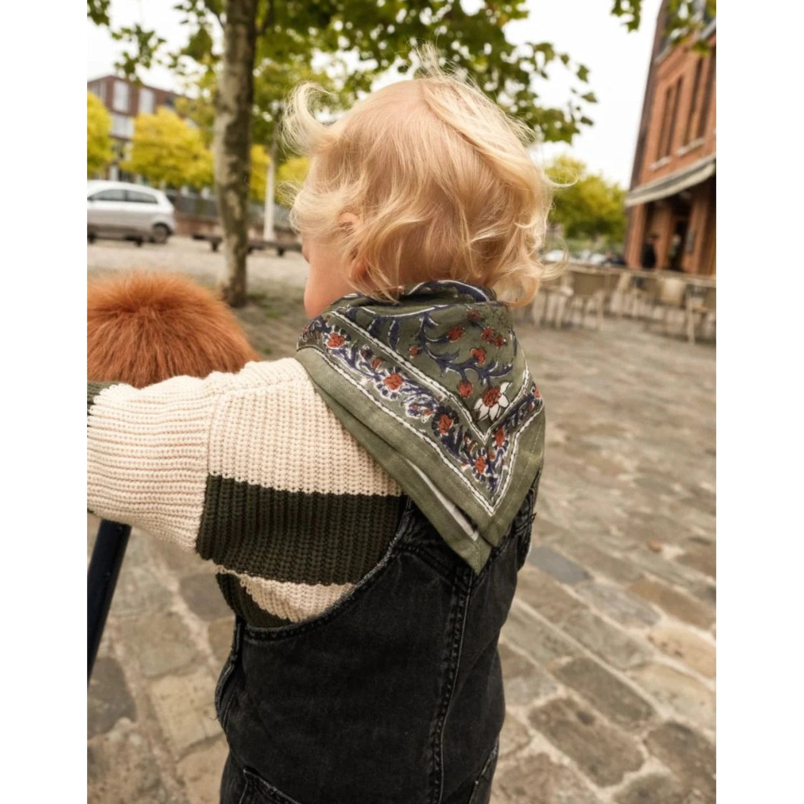 Foulards Bébé, Enfant Delhi Brousse 5O cm