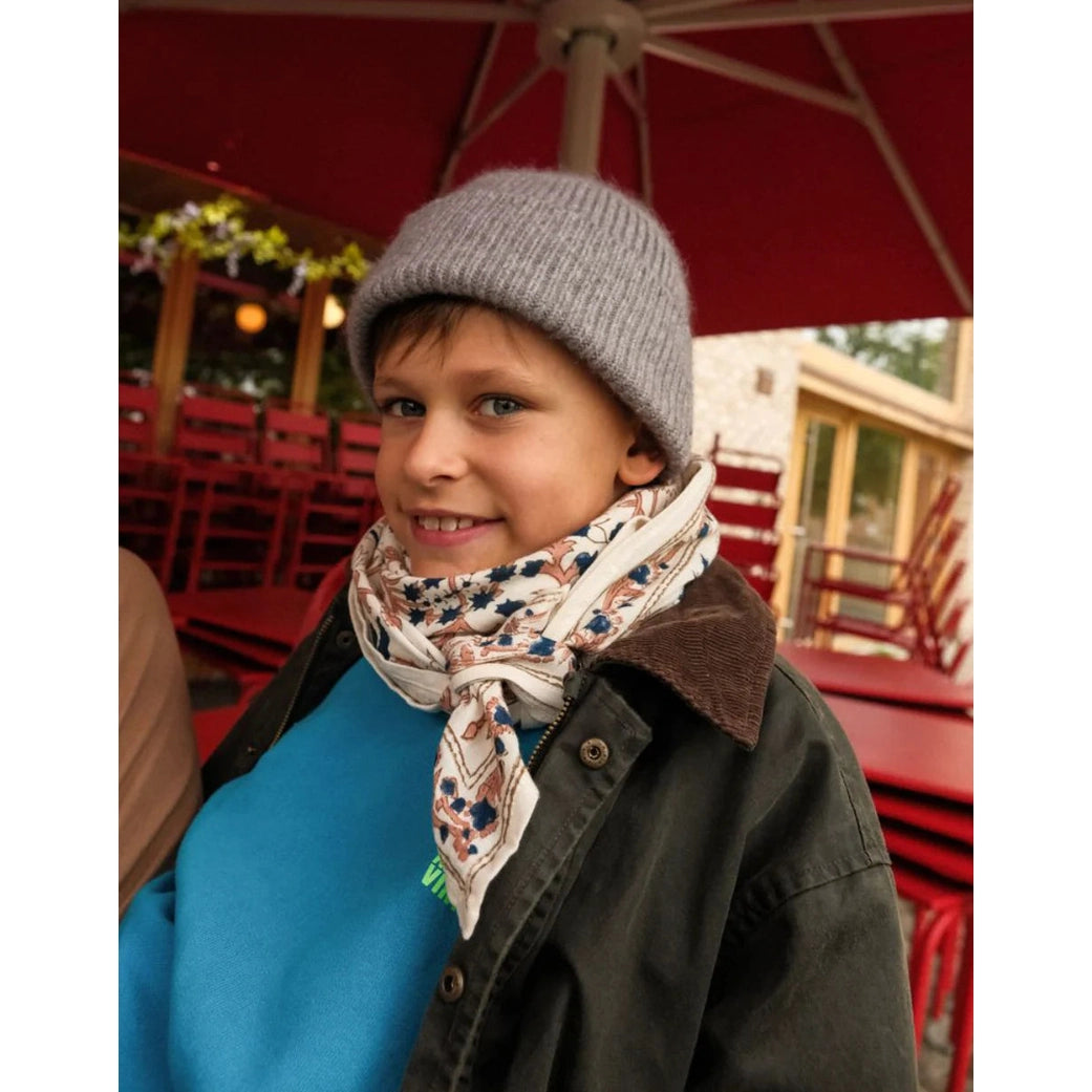 Foulard Adulte Delhi Prusse 100 cm