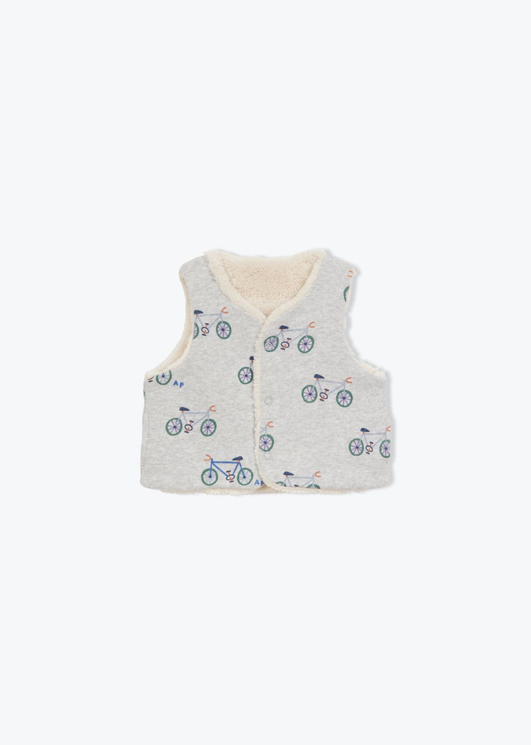 Gilet bébé réversible Bicyclettes Sherpa