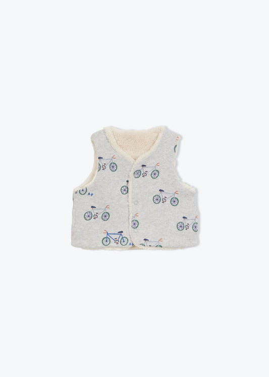 Gilet bébé réversible Bicyclettes Sherpa