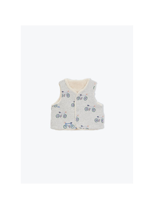 Gilet bébé réversible Bicyclettes Sherpa