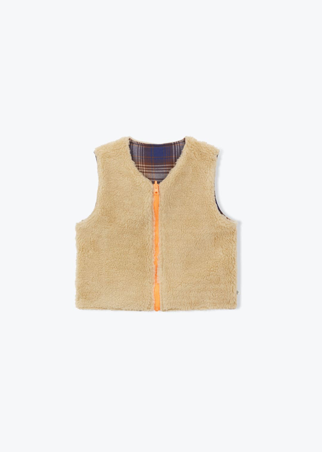 Gilet Ecossais Réversible