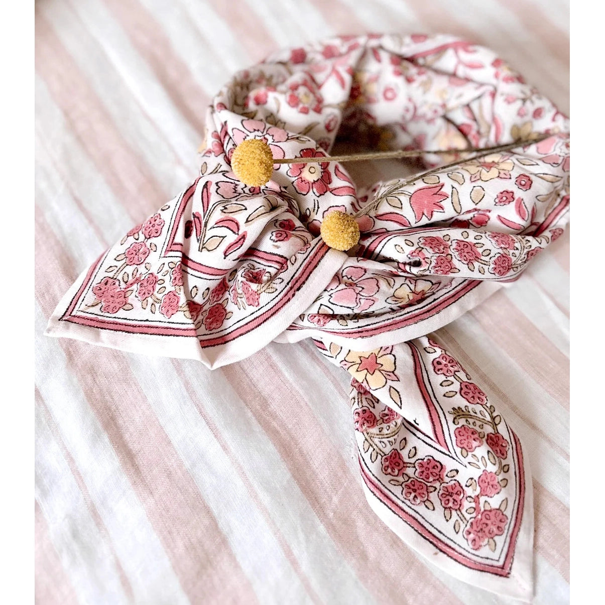 Foulards Bébé, Enfant Delhi Blé 5O cm