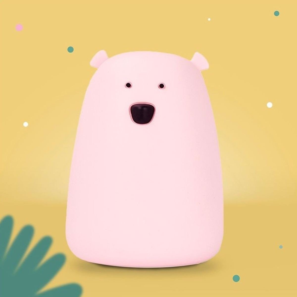 Veilleuse LED – Ours MARY’S grand modèle – 160 mm – Rose