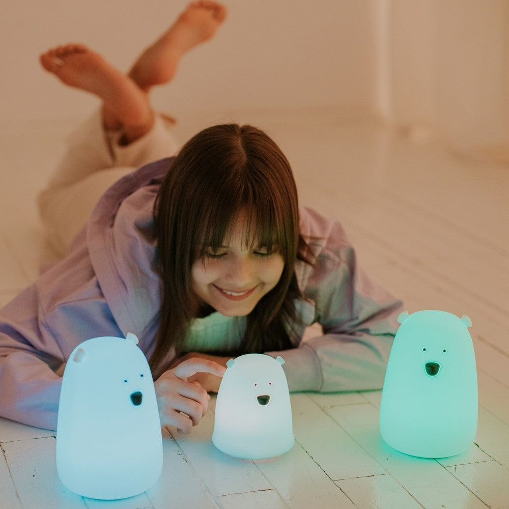 Veilleuse LED – Ours MARY’S grand modèle – 160 mm – Rose