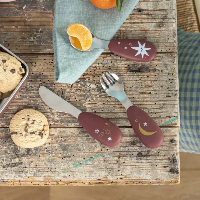 Set couverts silicone Après la pluie