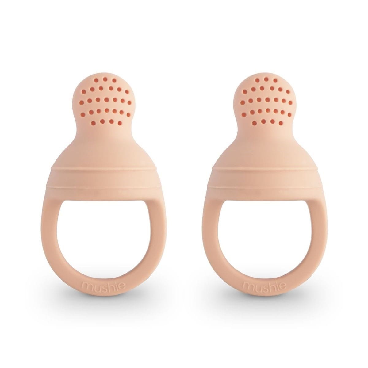 Tétine grignoteuse en silicone lot de 2 – Rose Blush