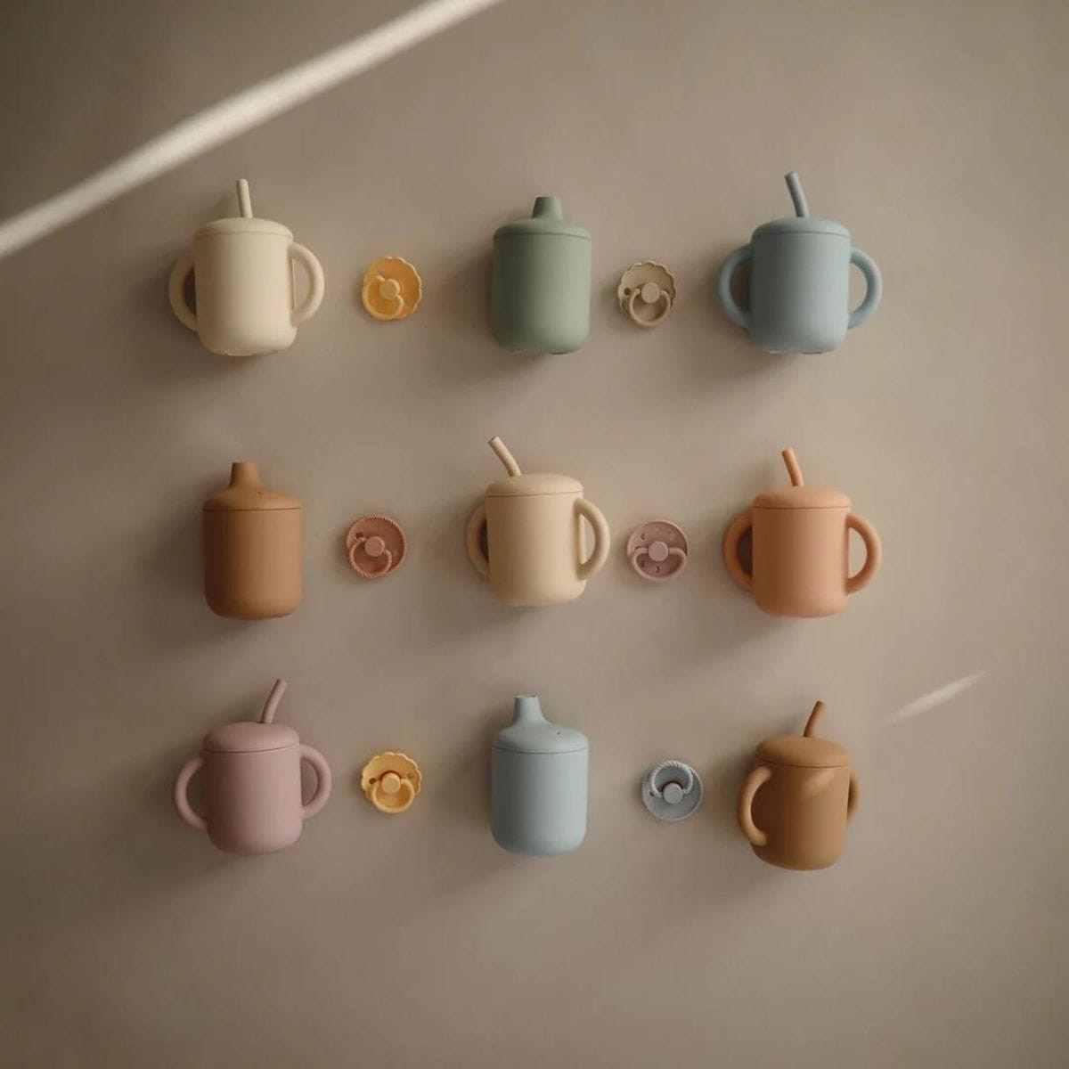 Gobelet d’apprentissage en silicone – Powder Blue