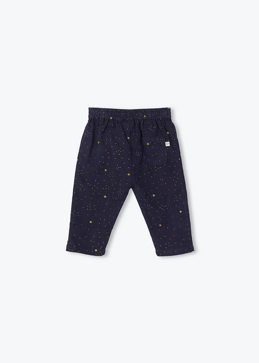 Pantalon Bébé en velours étoiles