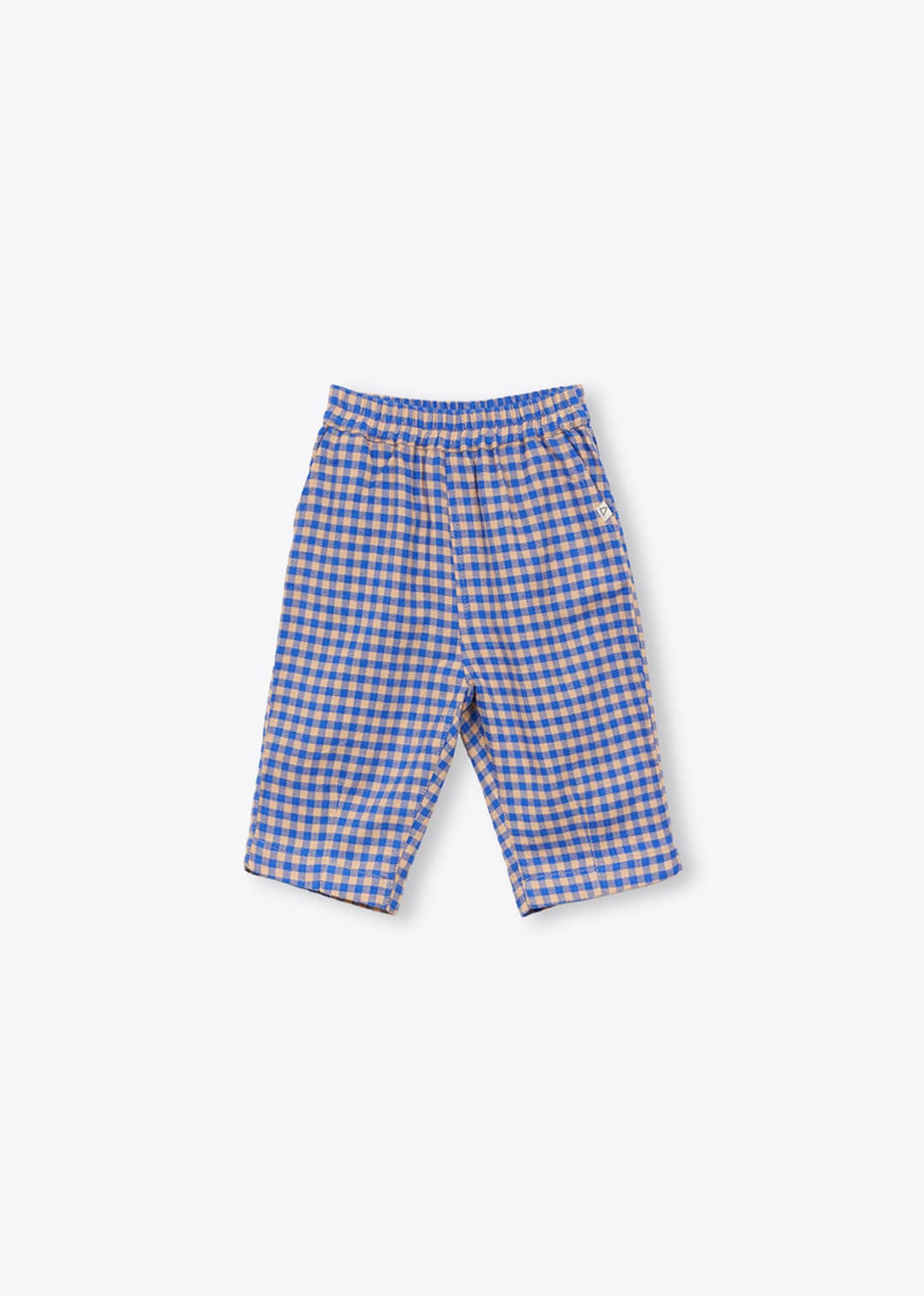 Pantalon Bébé Vichy cobalt