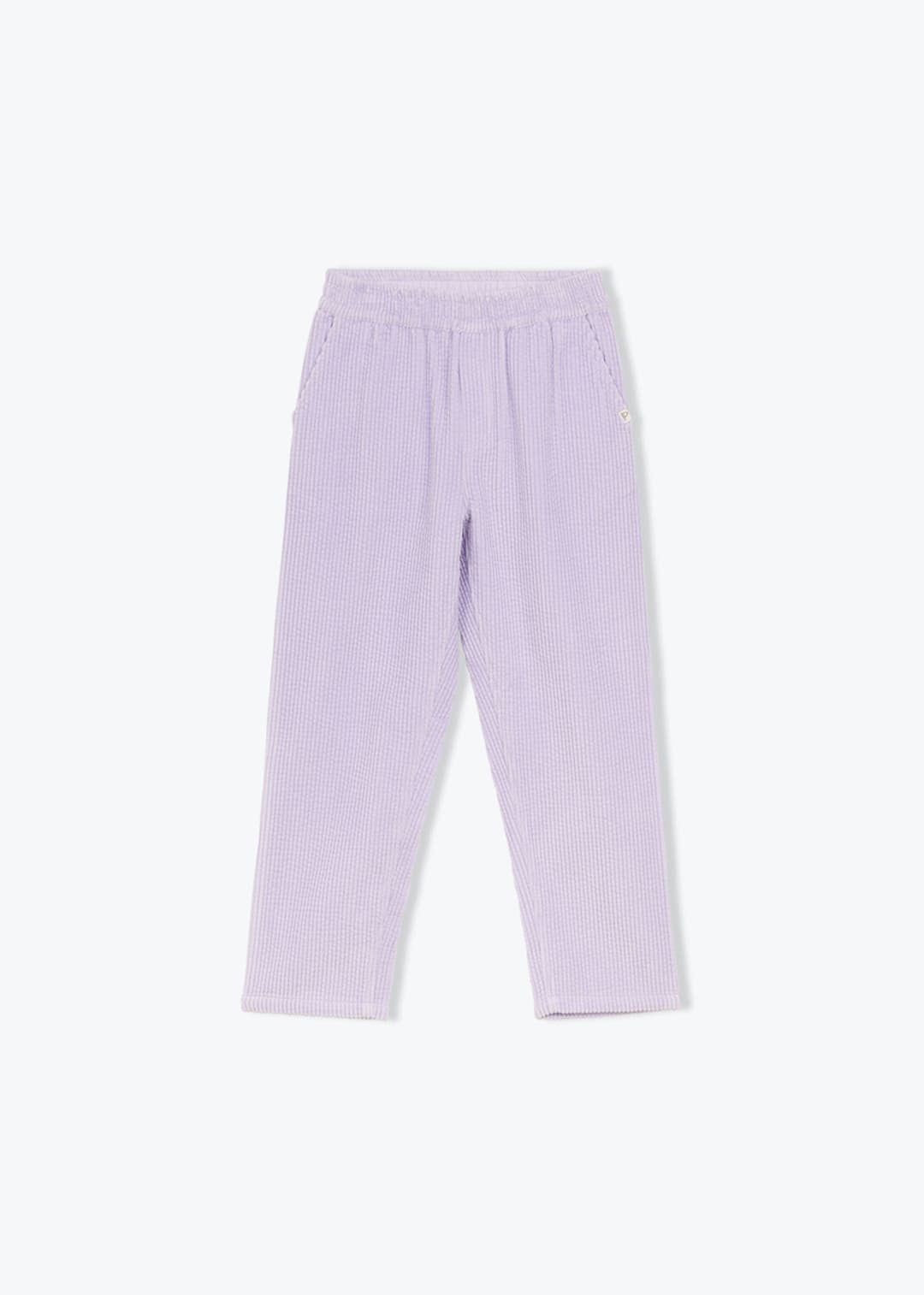 Pantalon Velours côtelé lilas
