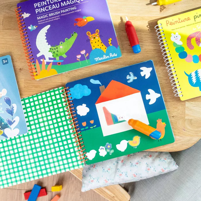 Peinture pinceau magique Les Toupitis