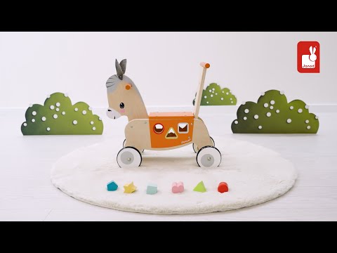 Porteur Âne en bois