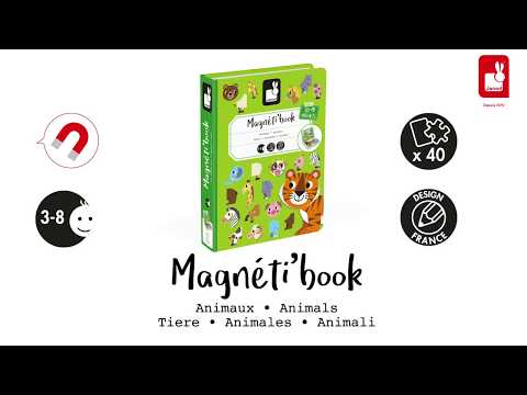 Magnéti'book animaux, 30 magnets