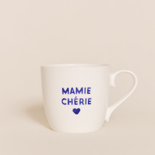 Le mug Mamie - bleu - Mamie chérie